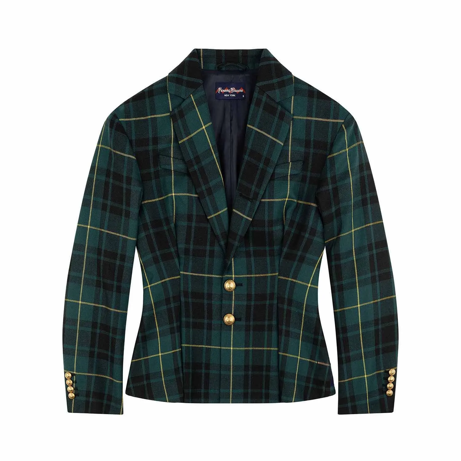 Women's Pleated Plaid Tartan Blazer Gordon Modern sold by Rowing Blazers product image thumbnail 2