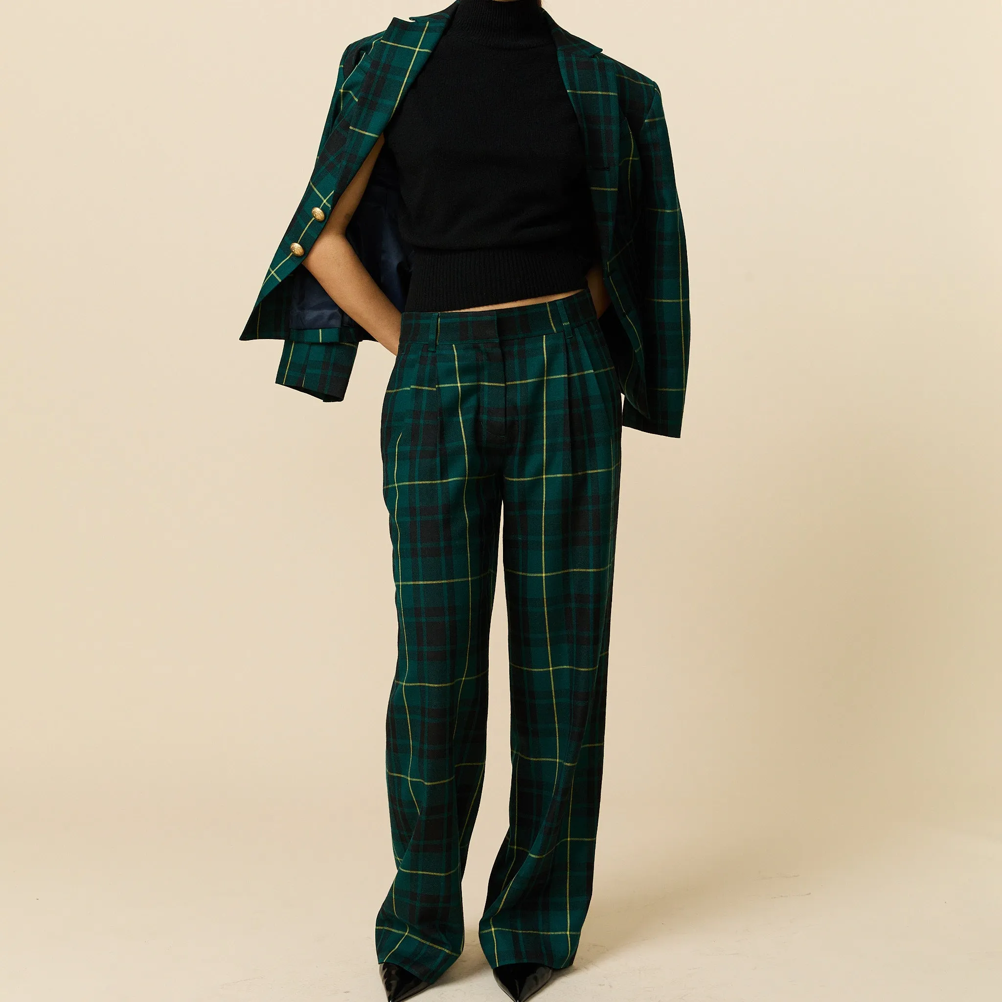 Women's Plaid Tartan Trousers Gordon Modern sold by Rowing Blazers product image thumbnail 4