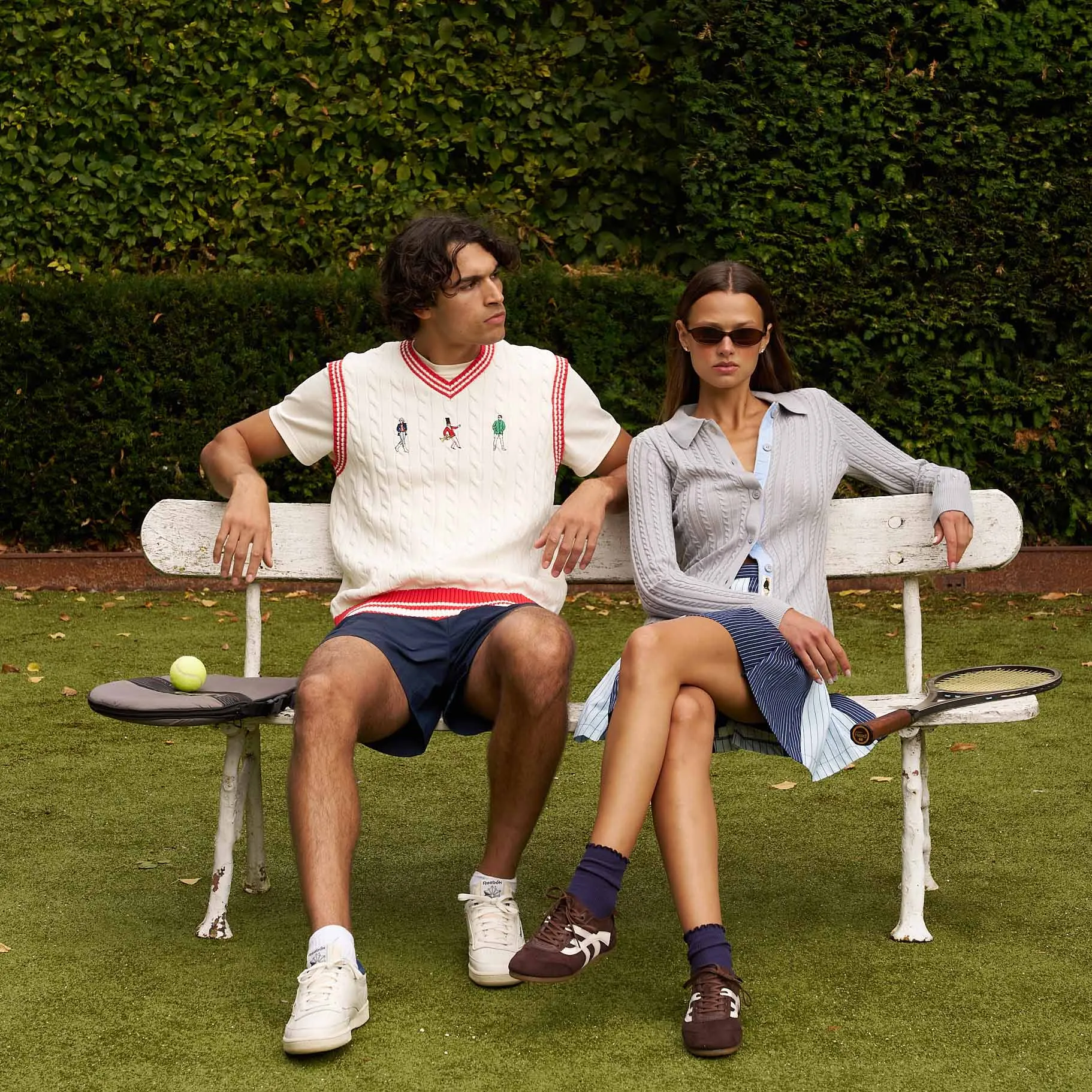 Men's Cotton Club Henries Sweater Vest White sold by Rowing Blazers product image thumbnail 4