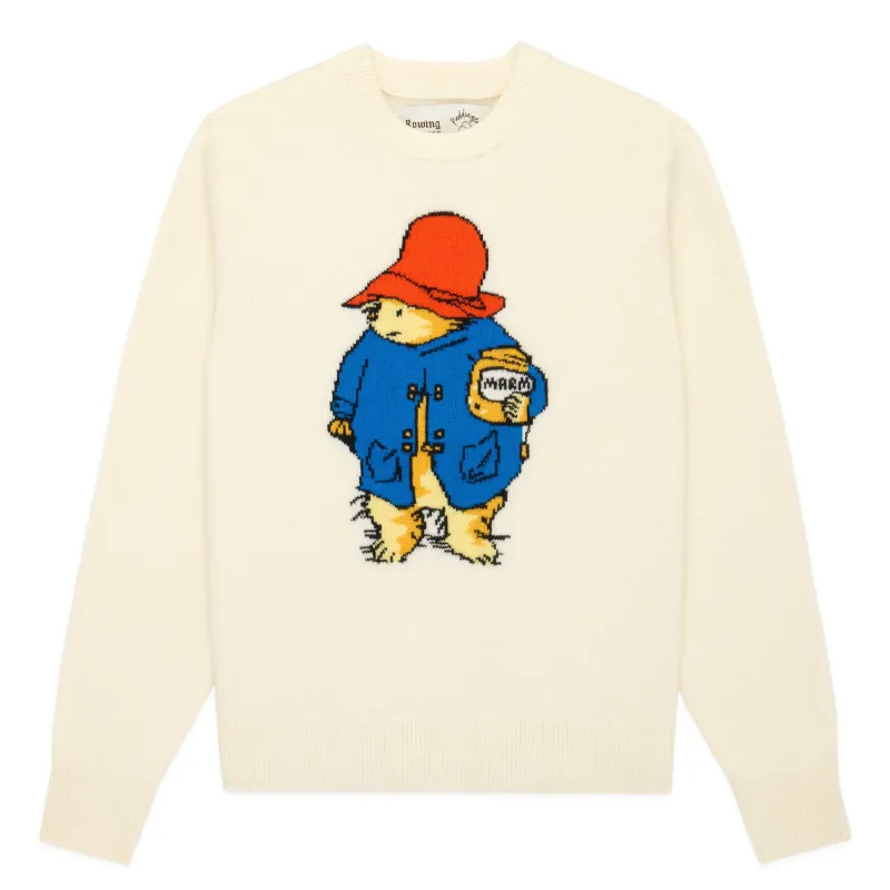 Paddington Cashmere Sweater Ivory sold by Rowing Blazers