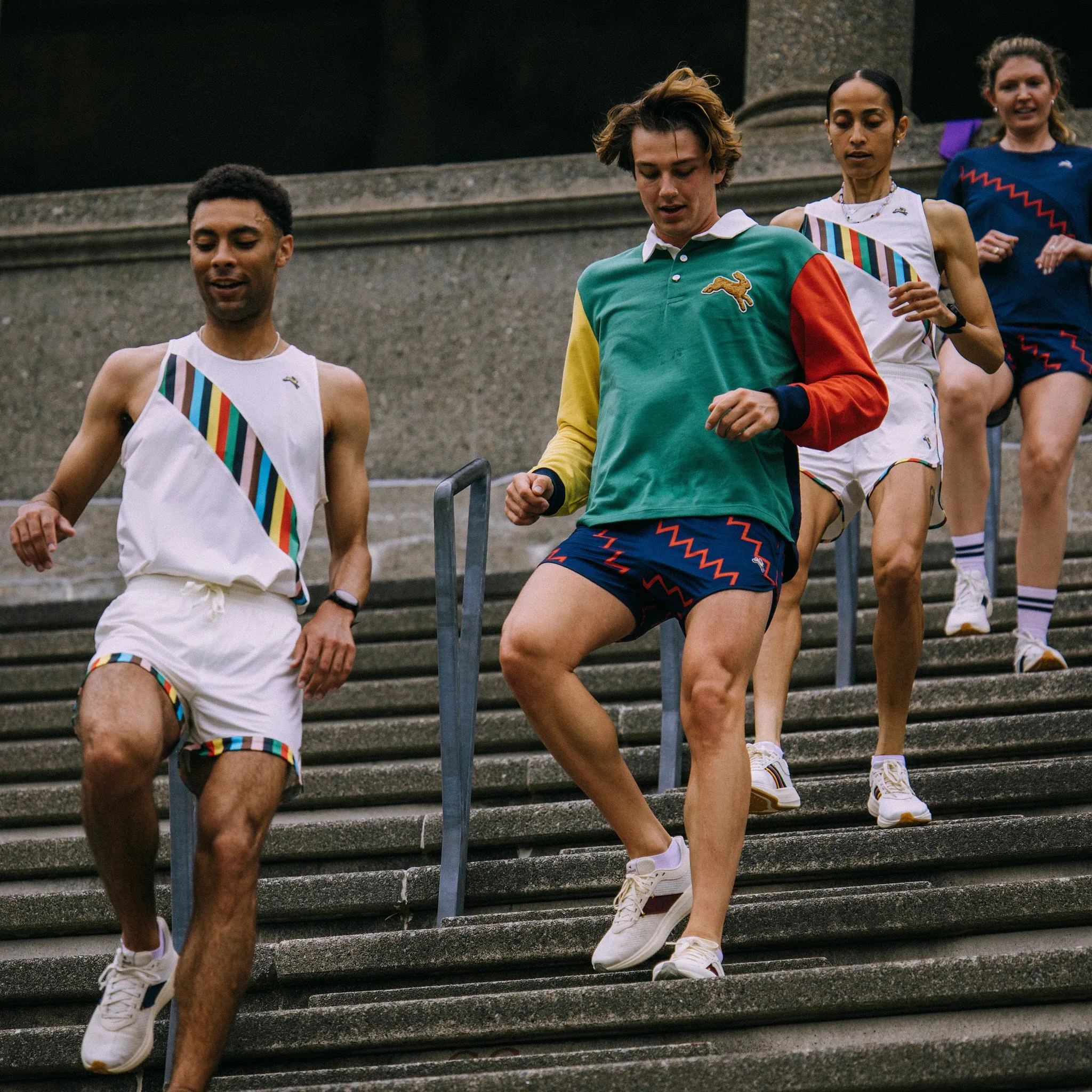 Tracksmith Men's Shorts Navy/Red sold by Rowing Blazers product image thumbnail 4