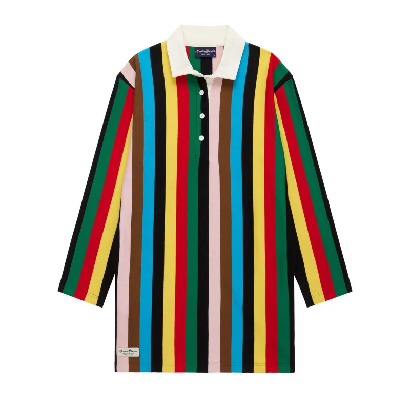 Women's Stripe Rugby Dress Croquet sold by Rowing Blazers