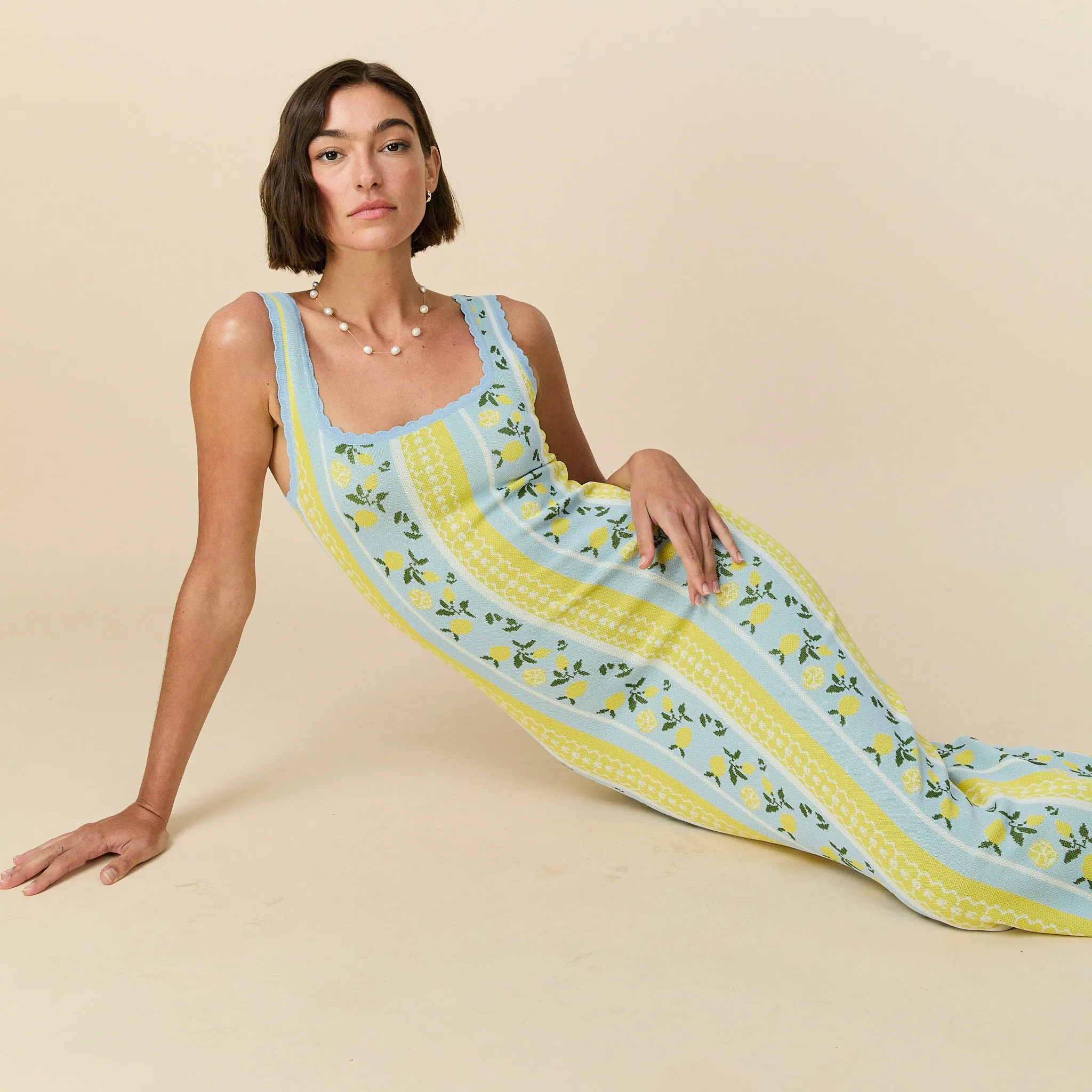 Women's Tank Knit Dress Lemon Isle sold by Rowing Blazers product image thumbnail 2