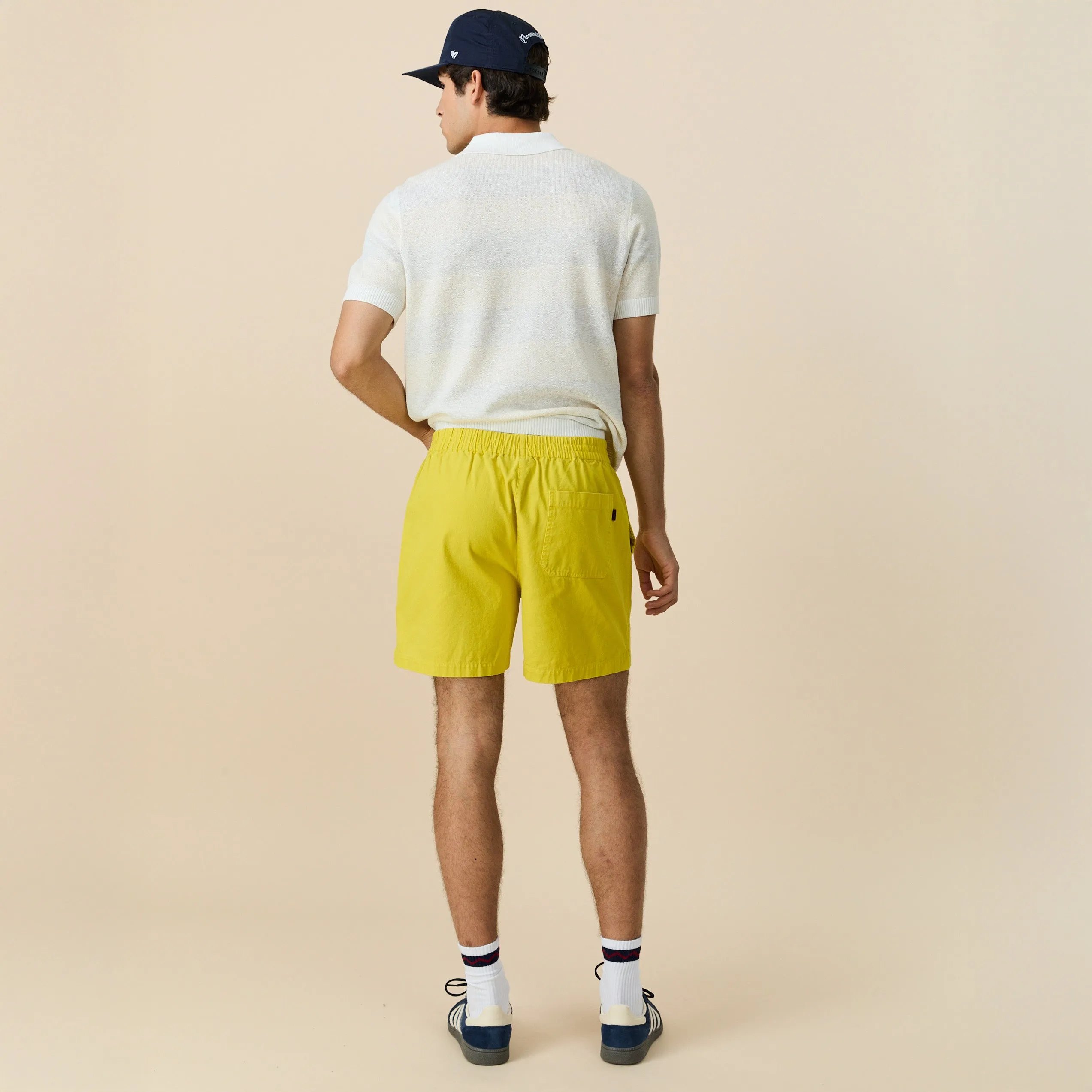 Men's Canvas Draw Shorts Yellow sold by Rowing Blazers product image thumbnail 5