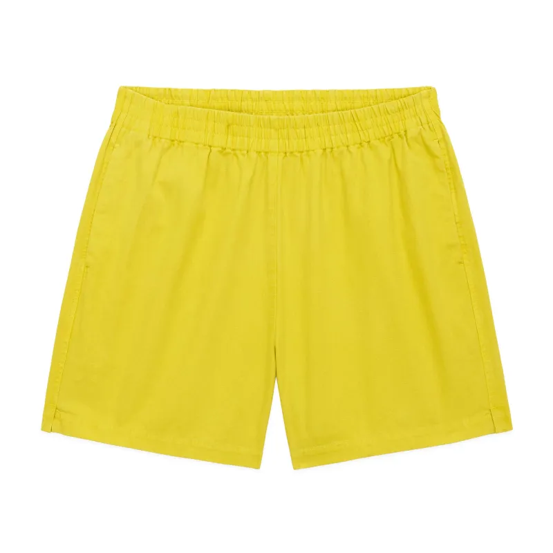 Men's Canvas Draw Shorts Yellow sold by Rowing Blazers
