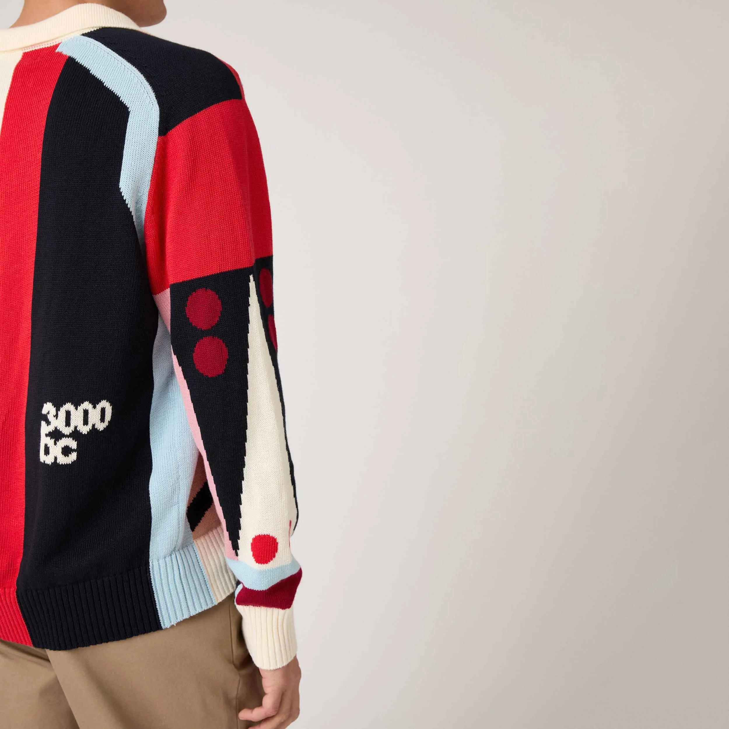 Backgammon Sweater Red Brown Multicolor sold by Rowing Blazers product image thumbnail 3