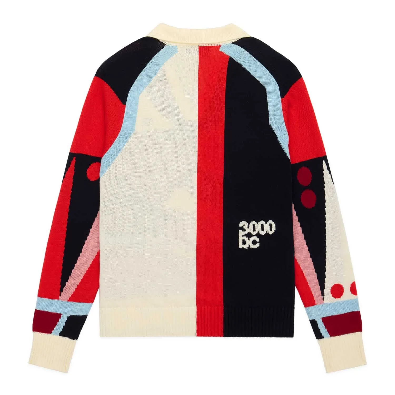 Backgammon Sweater Red Brown Multicolor sold by Rowing Blazers product image thumbnail 4