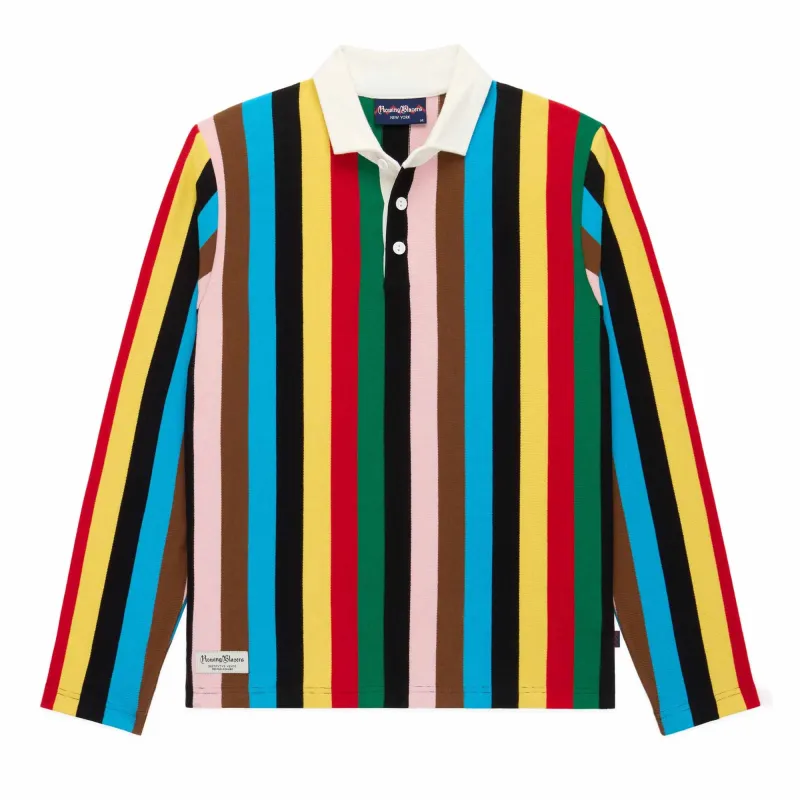 Men's Cotton Croquet Stripe Rugby Croquet sold by Rowing Blazers