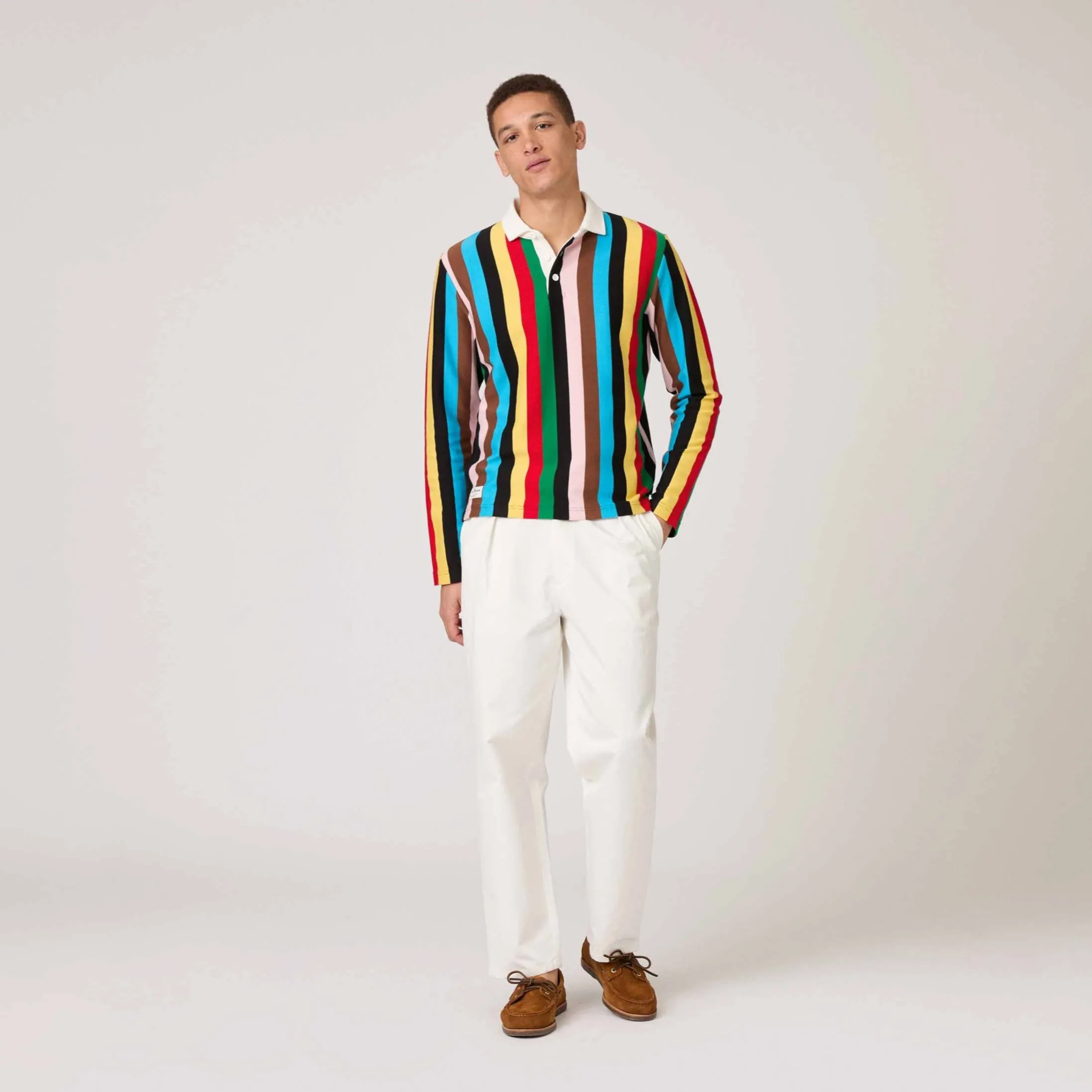 Men's Cotton Croquet Stripe Rugby Croquet sold by Rowing Blazers product image thumbnail 5