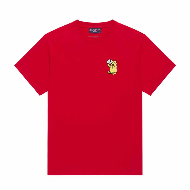 Men's Winnie-the-Pooh Cotton T-Shirt Red sold by Rowing Blazers