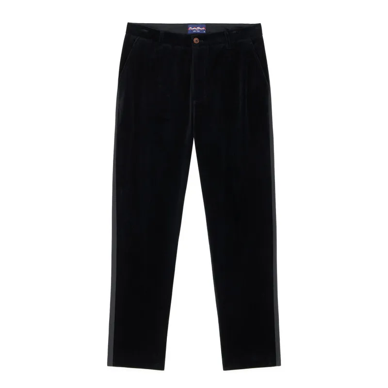 Men's Velvet Classic Tuxedo Pant Black made by Rowing Blazers