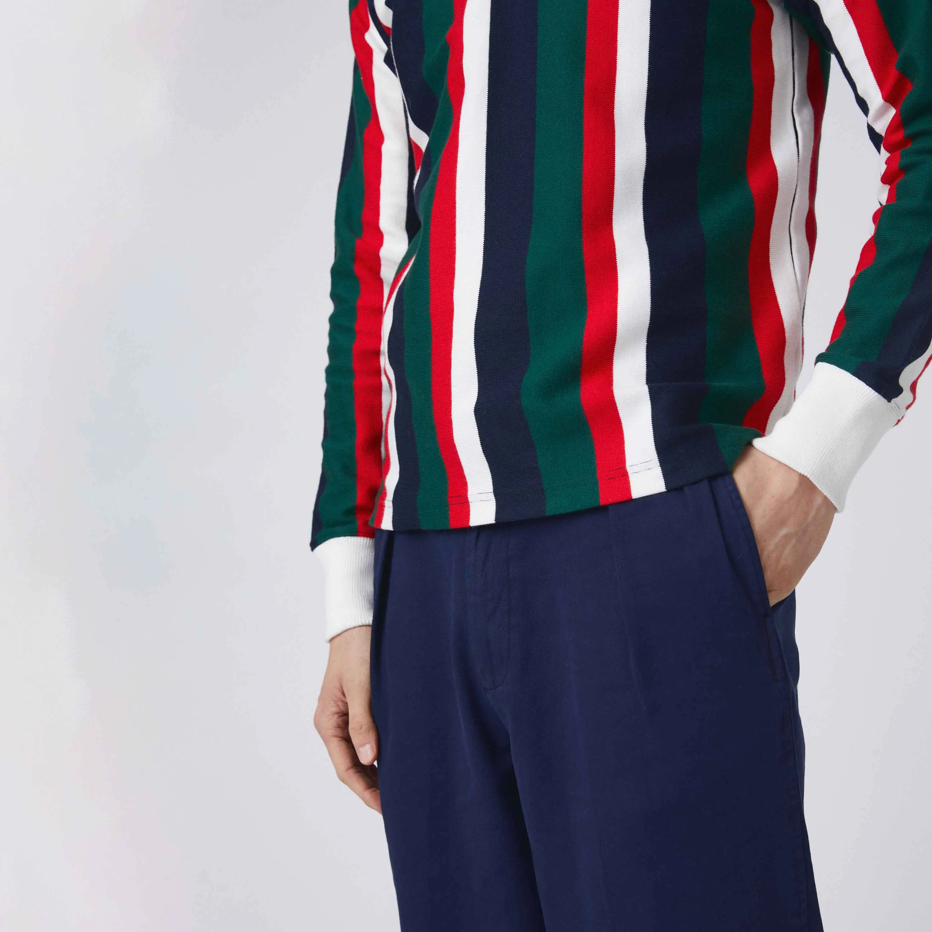 Men's Pleated Relaxed Trouser Navy '32 Inseam sold by Rowing Blazers product image thumbnail 3