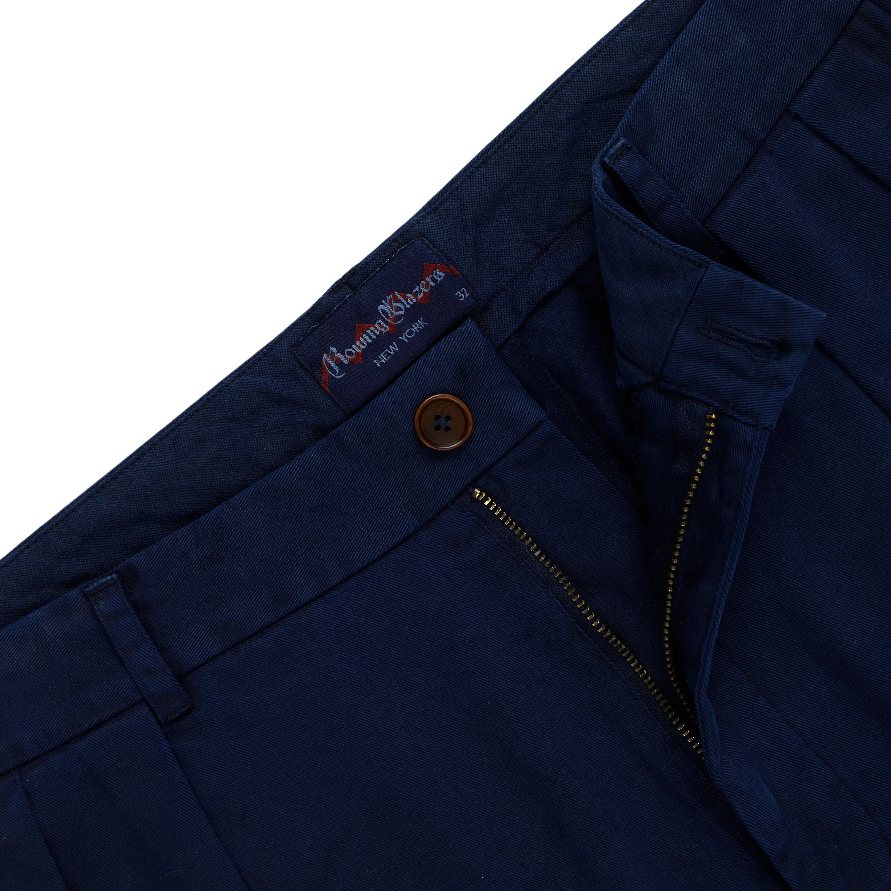 Men's Pleated Relaxed Trouser Navy '32 Inseam sold by Rowing Blazers product image thumbnail 4