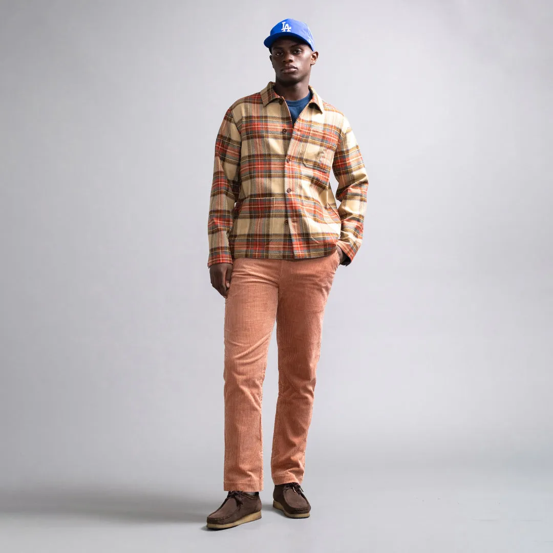 Men's Wool Stewart Tartan Chore Jacket Neutral Plaid sold by Rowing Blazers product image thumbnail 2