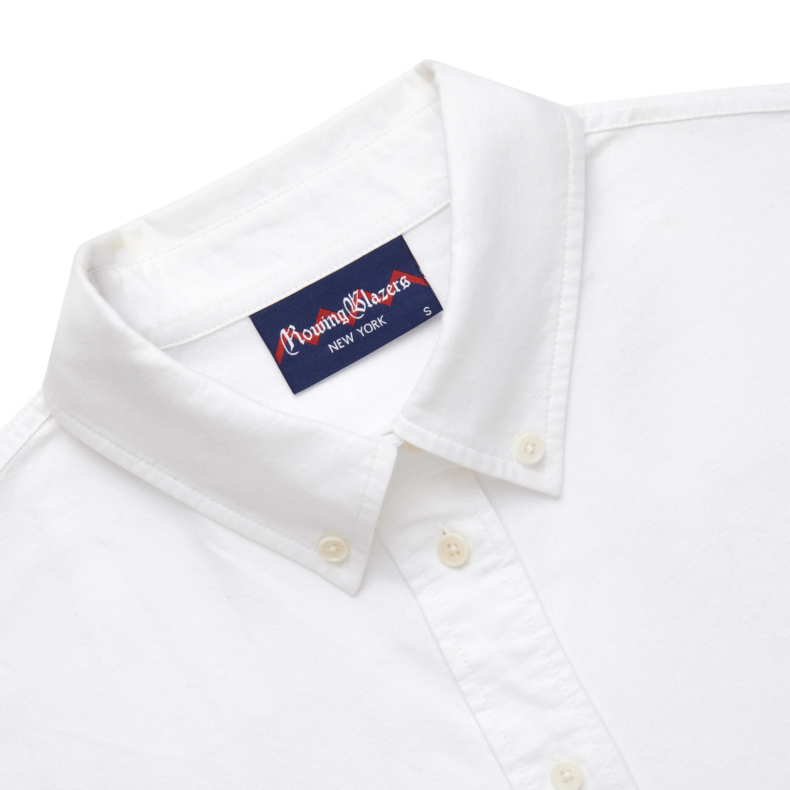 Women's Cropped Oxford Shirt White sold by Rowing Blazers product image thumbnail 2