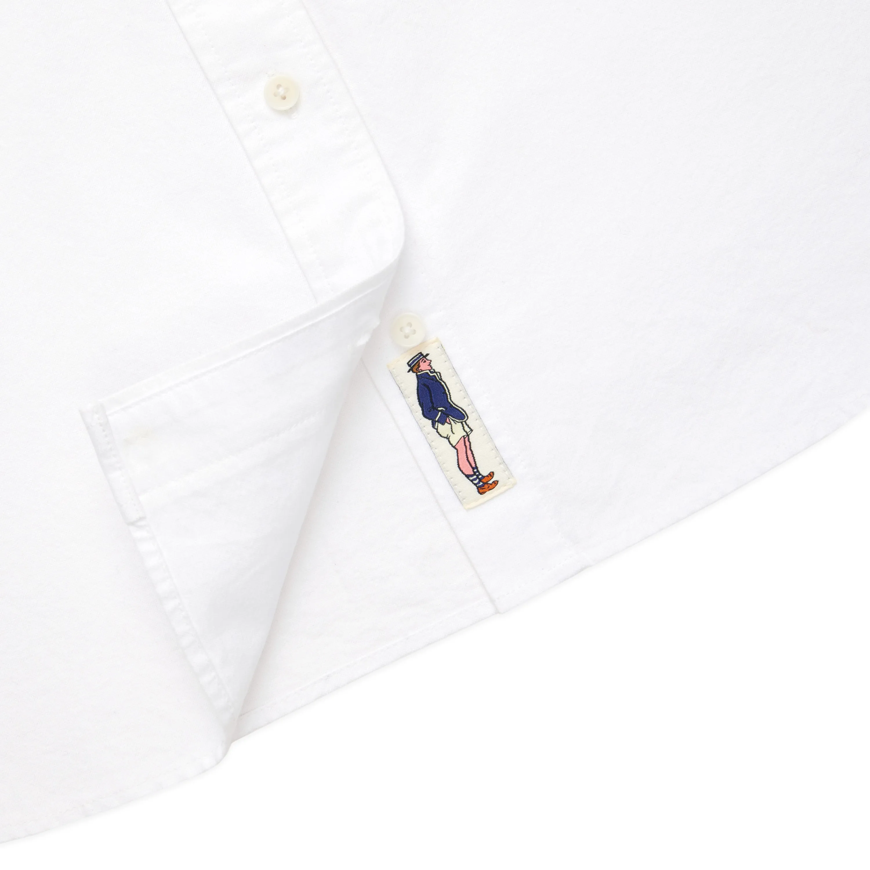Women's Cropped Oxford Shirt White sold by Rowing Blazers product image thumbnail 3