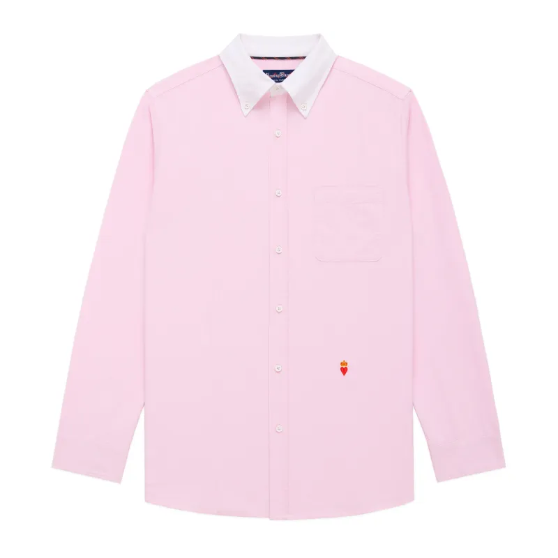 Contrast Collar O.C.B.D. Oxford sold by Rowing Blazers