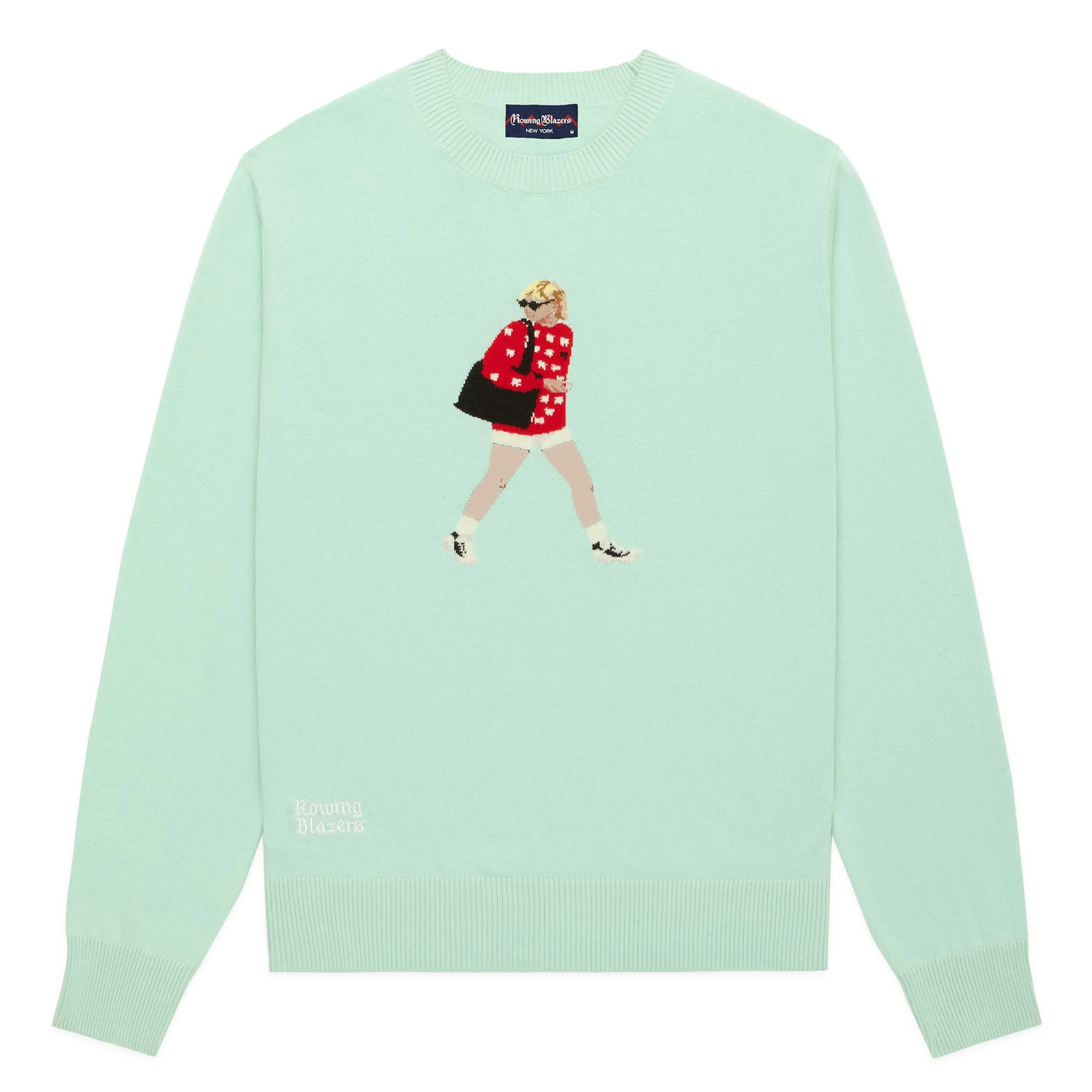 Men's Cotton Diana Sweater Blue sold by Rowing Blazers