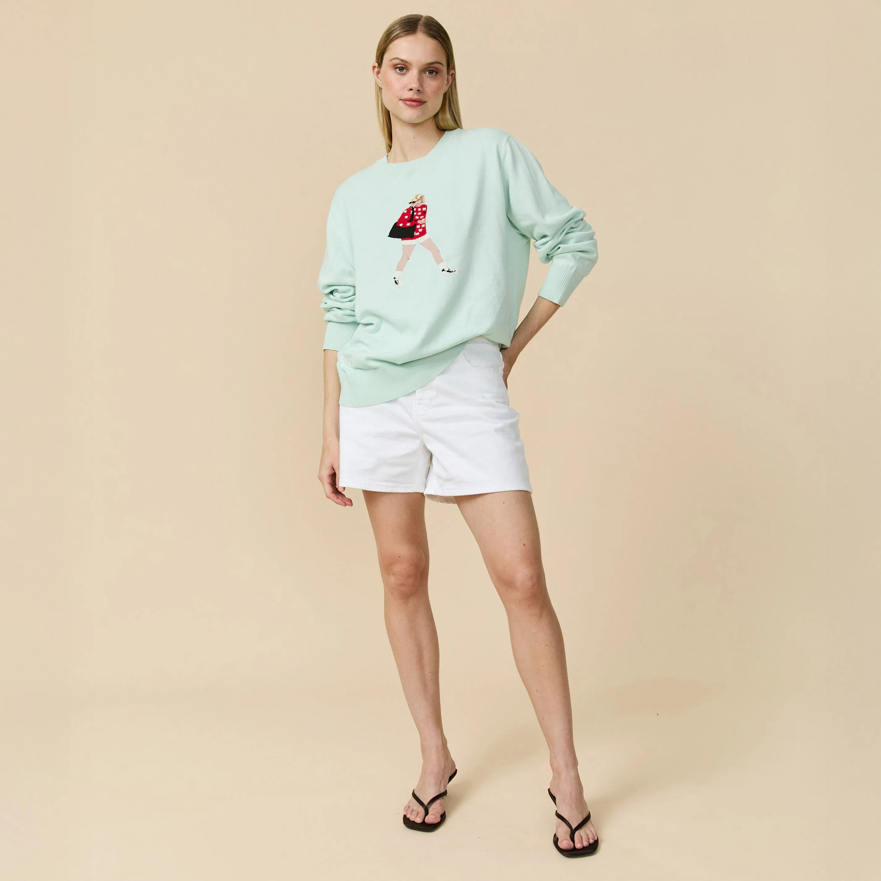 Men's Cotton Diana Sweater Blue sold by Rowing Blazers product image thumbnail 4