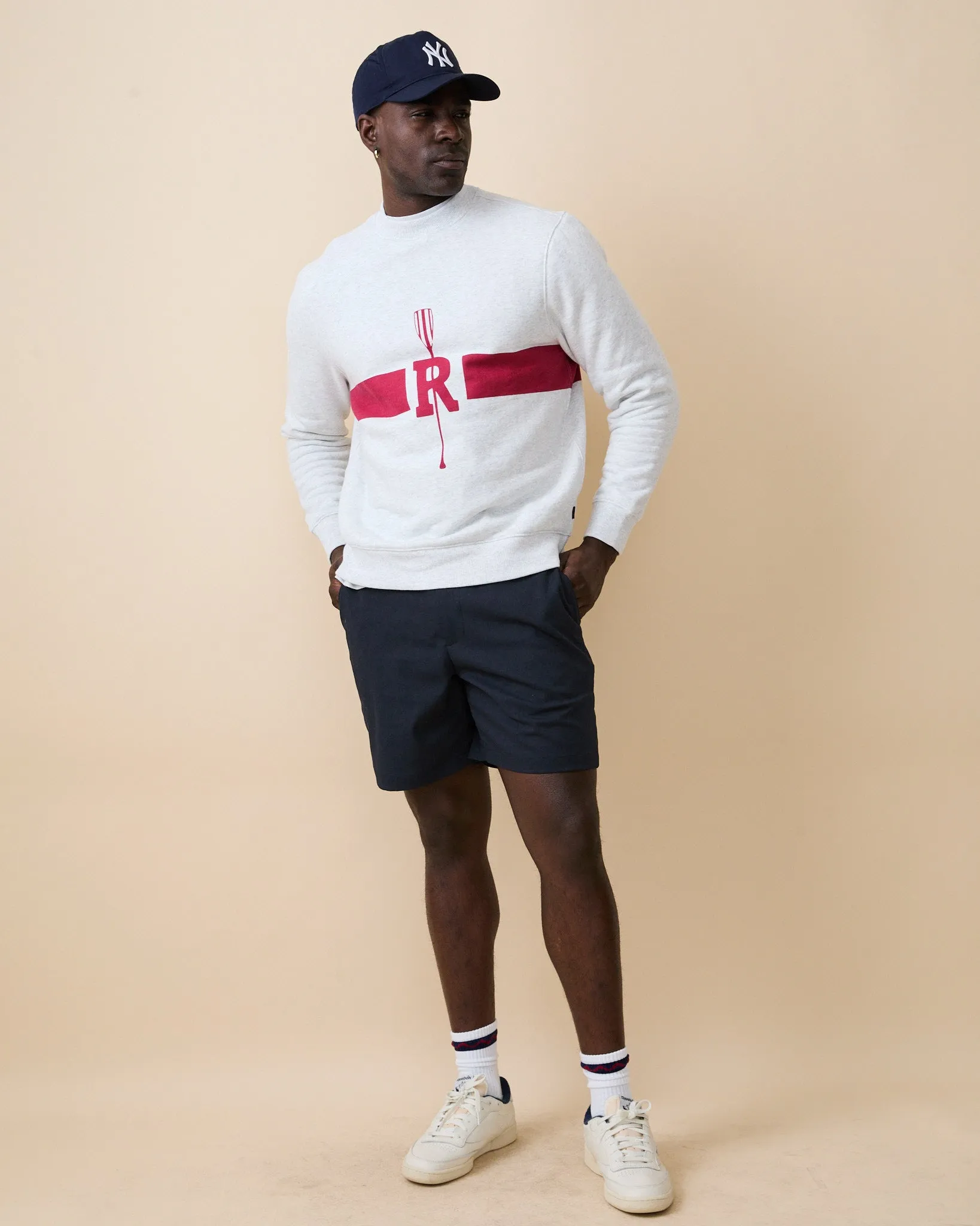 Men's Cotton Crew Club Crewneck Light Heather Grey sold by Rowing Blazers product image thumbnail 2