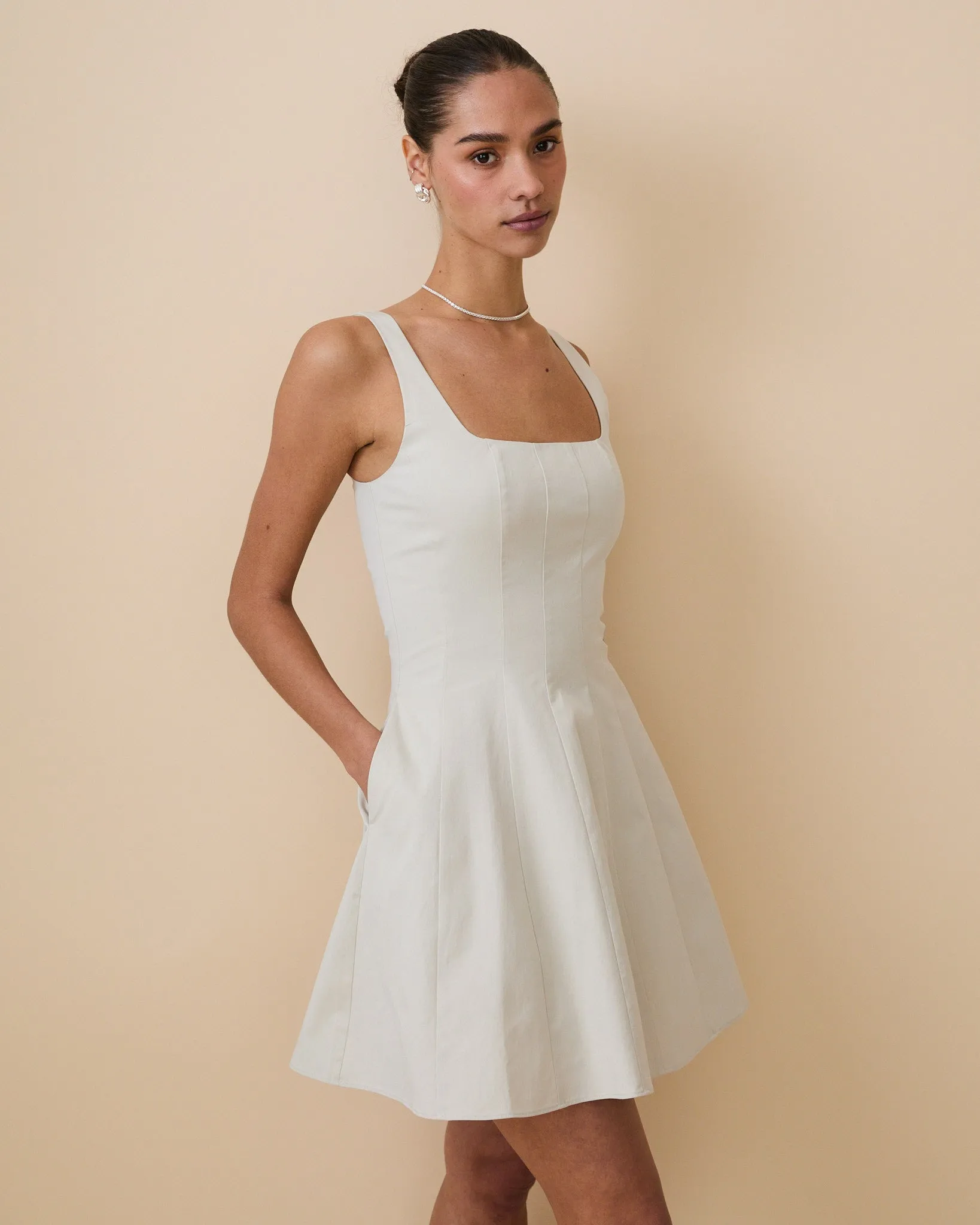 Women's Lightweight Twill Dress Natural sold by Rowing Blazers product image thumbnail 2