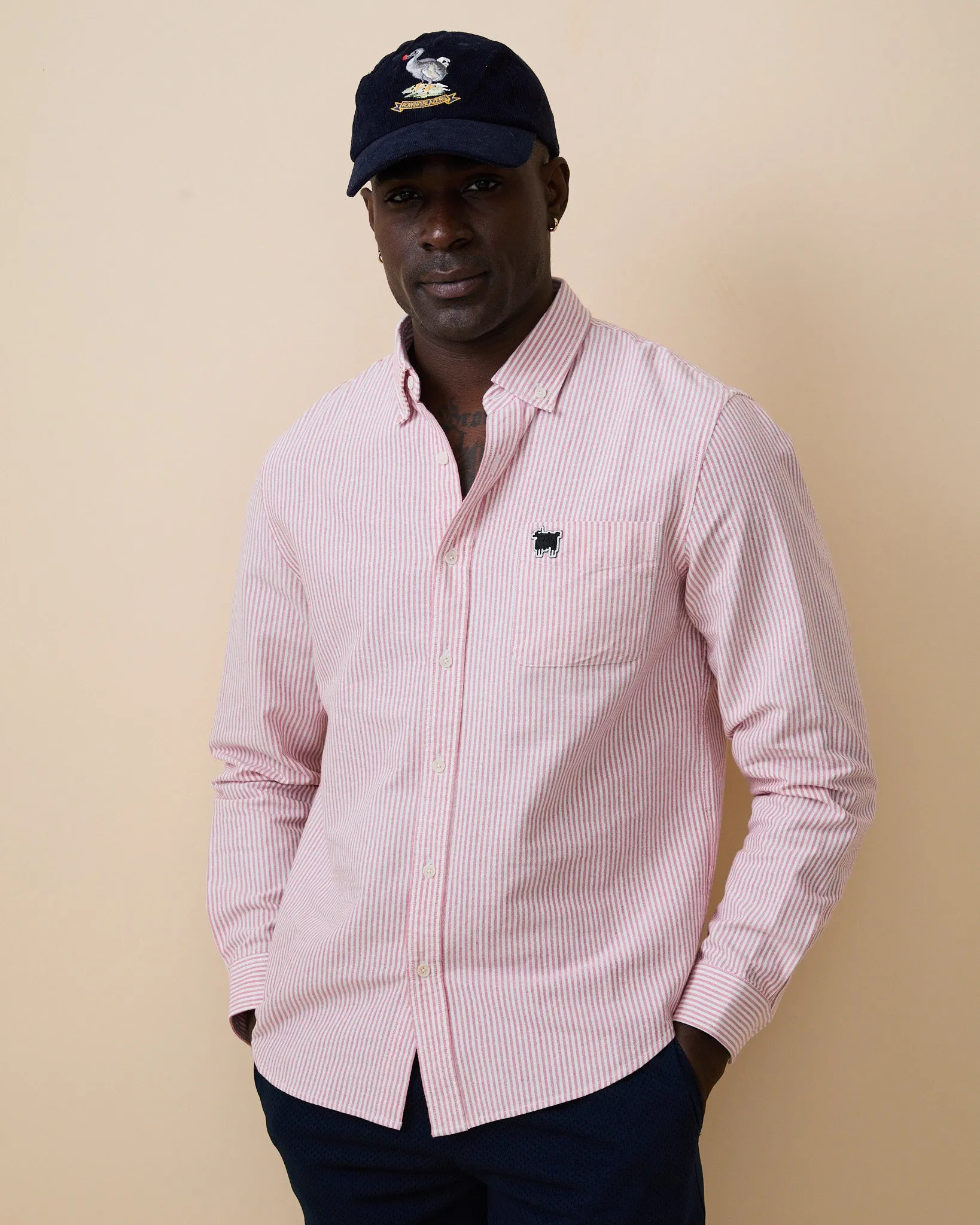 Men's Sheep Oxford Button Down Red sold by Rowing Blazers