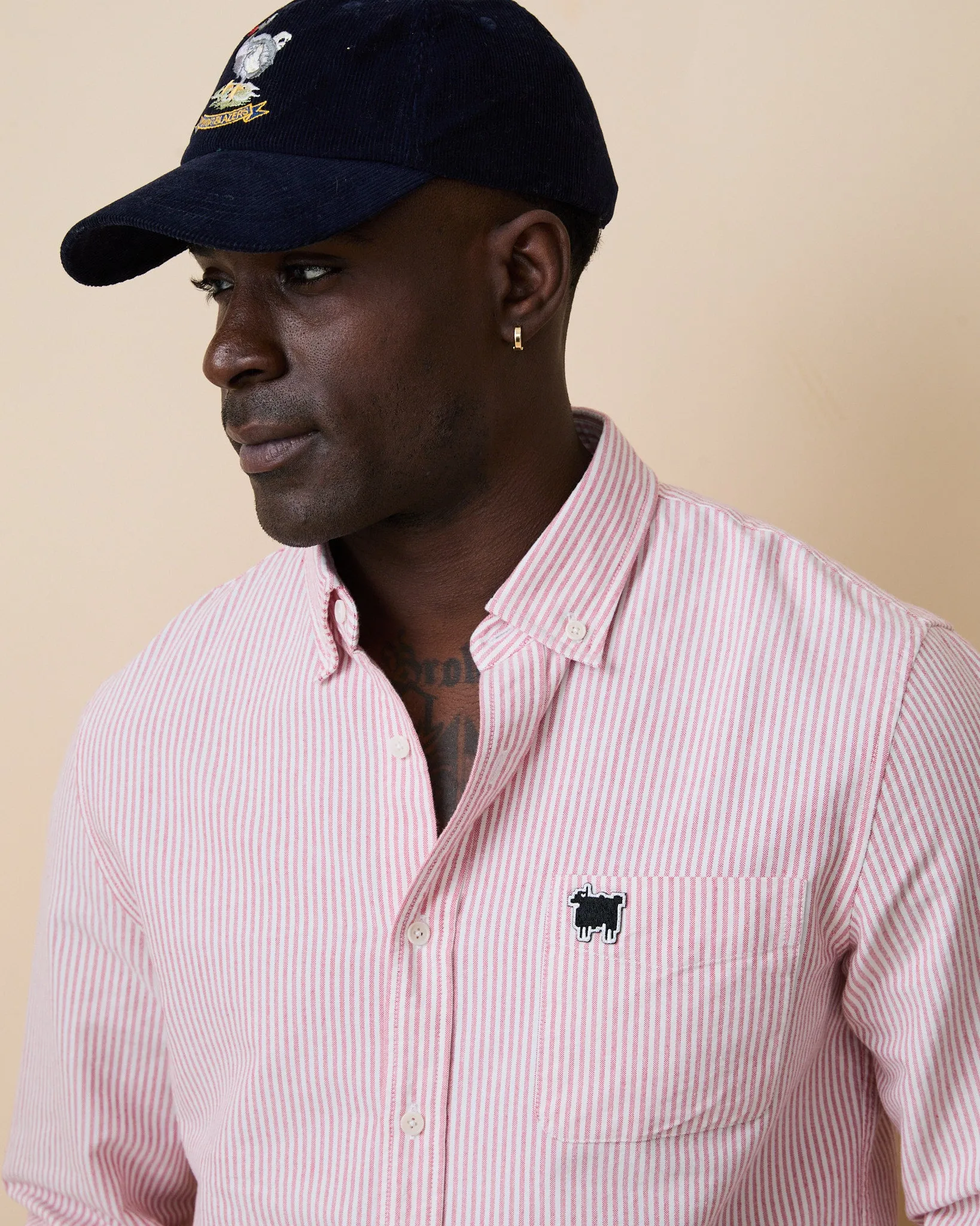 Men's Sheep Oxford Button Down Red sold by Rowing Blazers product image thumbnail 4