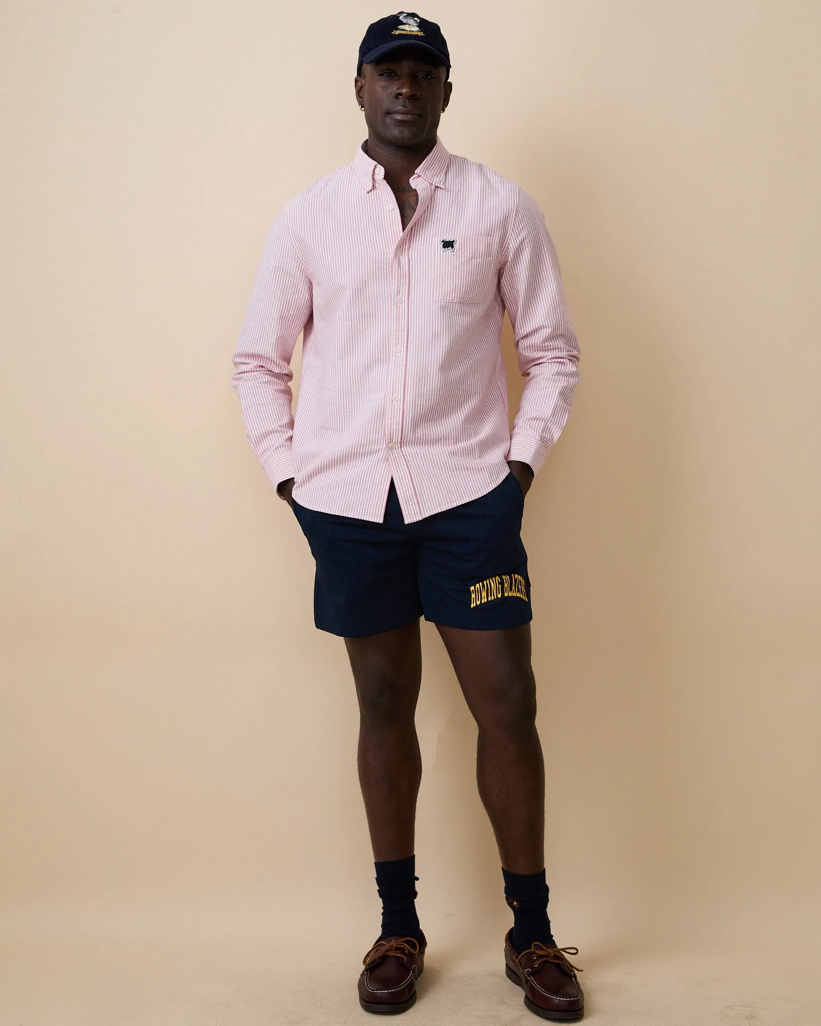 Men's Sheep Oxford Button Down Red sold by Rowing Blazers product image thumbnail 3