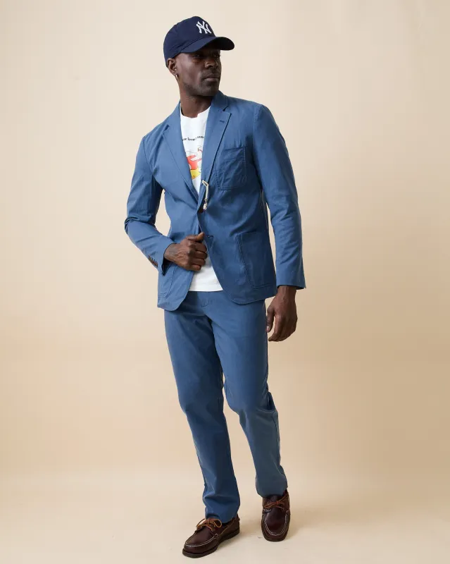 Men's Lightweight Twill Suit Pant Light Blue sold by Rowing Blazers