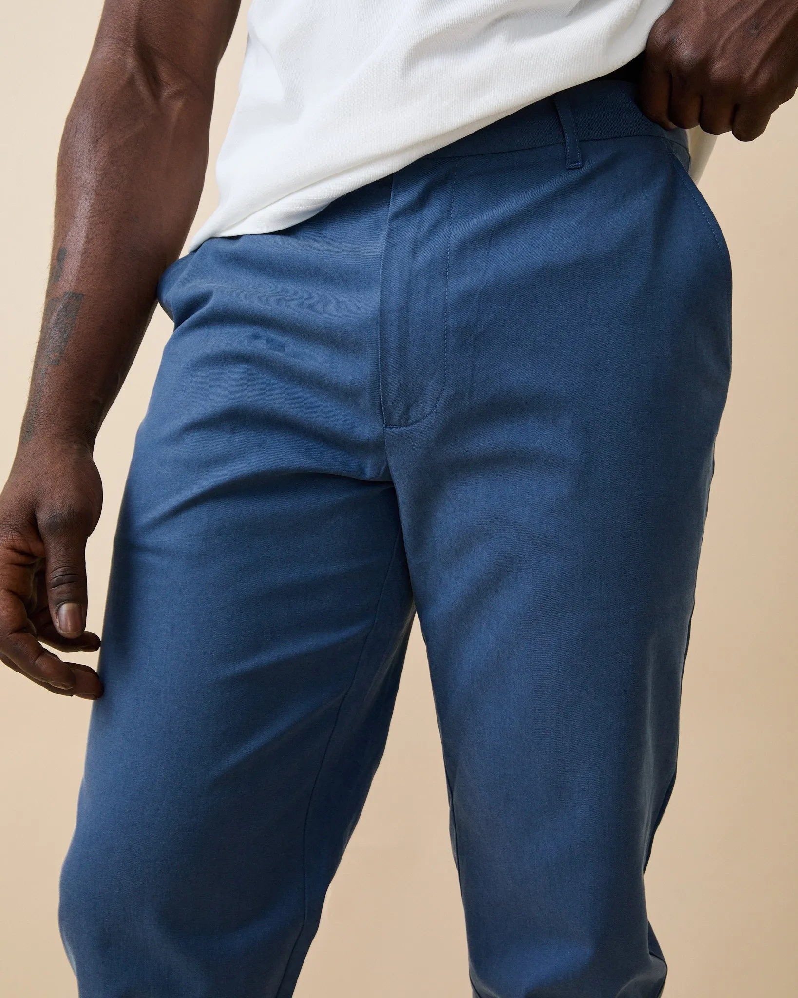 Men's Lightweight Twill Suit Pant Light Blue sold by Rowing Blazers product image thumbnail 3