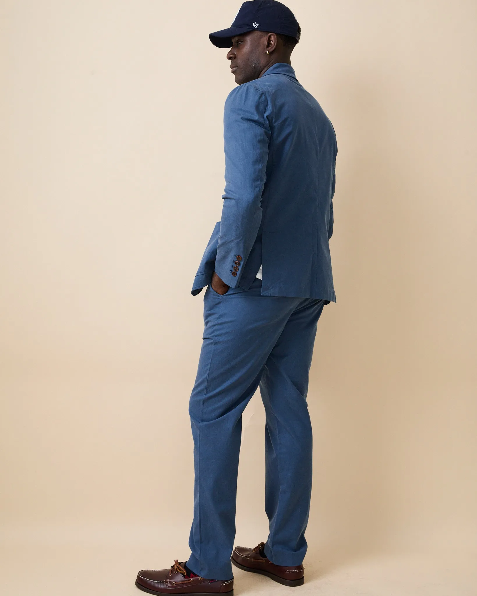 Men's Lightweight Twill Suit Pant Light Blue sold by Rowing Blazers product image thumbnail 5