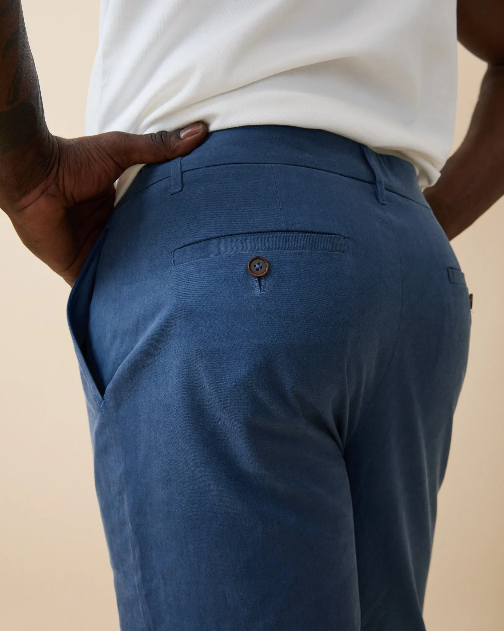 Men's Lightweight Twill Suit Pant Light Blue sold by Rowing Blazers product image thumbnail 4