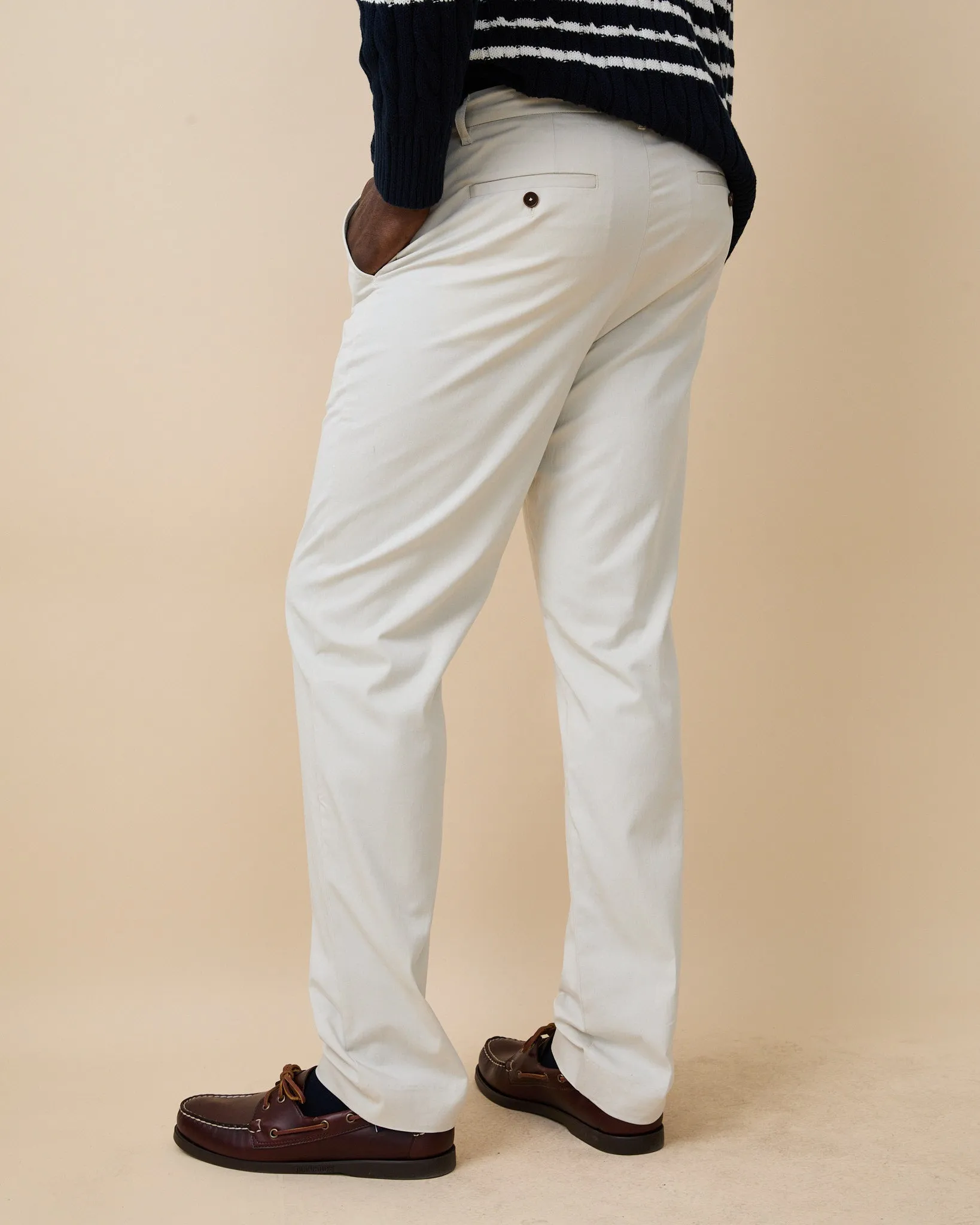 Men's Lightweight Twill Suit Pant Natural sold by Rowing Blazers product image thumbnail 4