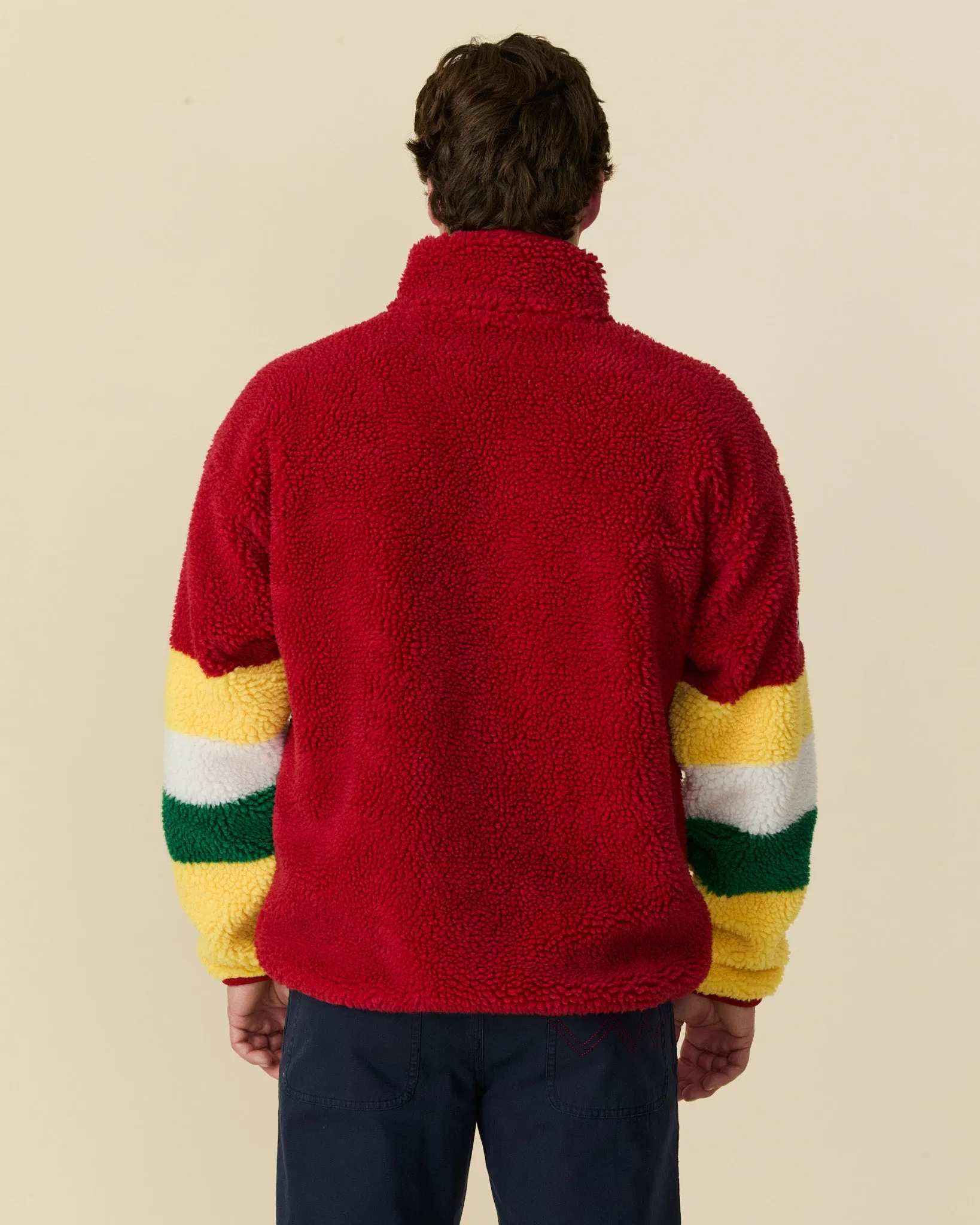 Men's Horse Blocked Sherpa Multi-Color sold by Rowing Blazers product image thumbnail 5