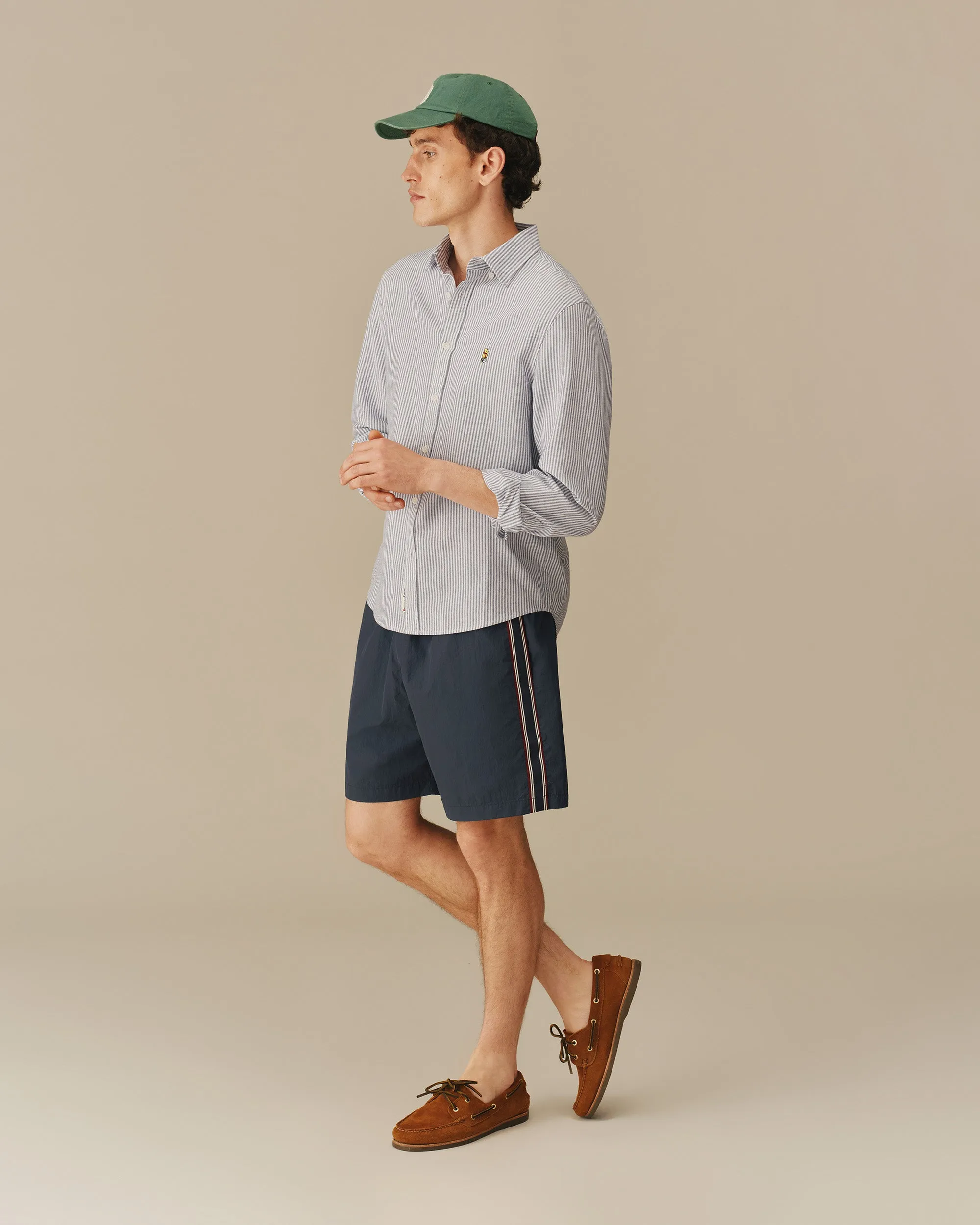 Men’s New Yorker Winnie-the-Pooh Oxford Shirt Navy& White sold by Rowing Blazers product image thumbnail 5