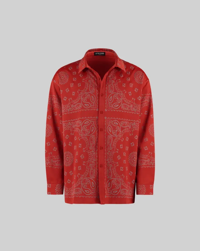 IMPERIAL RED 3M BANDANA SHIRT sold by Cetra Visions