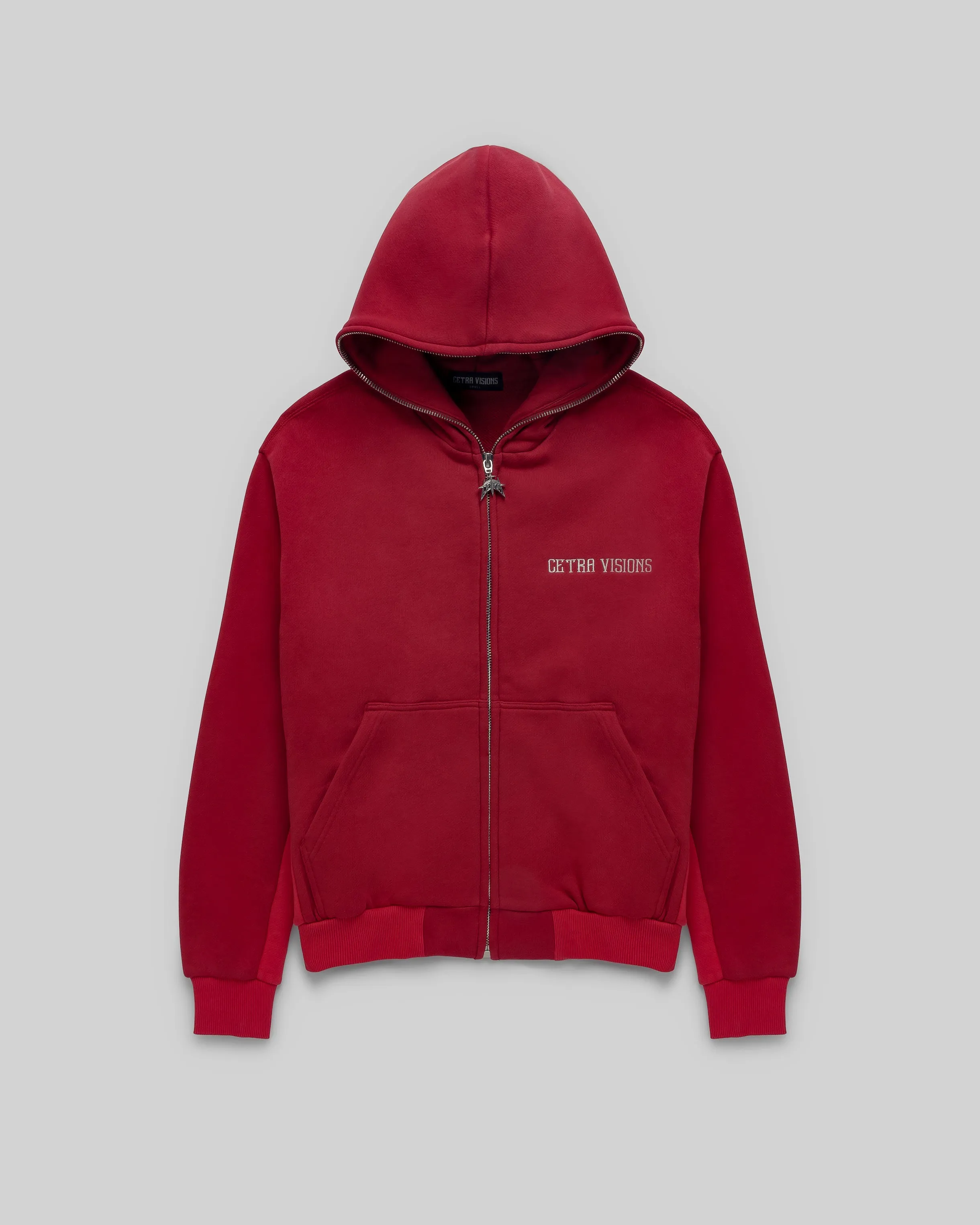 STONE RED 2-TONE KILO HOODIE sold by Cetra Visions