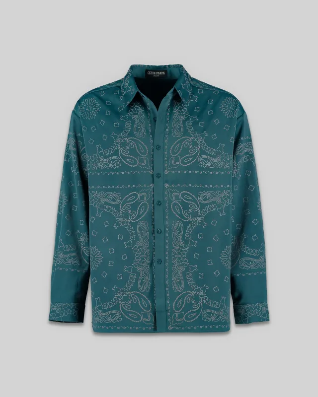 TEAL 3M BANDANA SHIRT sold by Cetra Visions