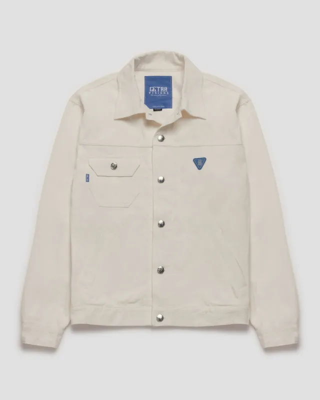 NILE CREAM WHITE CORDUROY TRUCKER JACKET sold by Cetra Visions