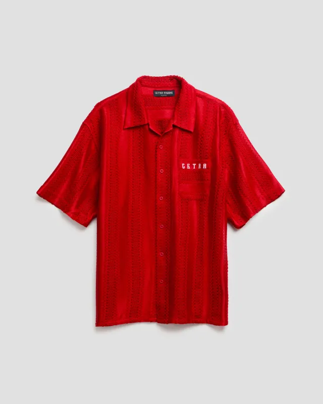 RUBY RED KNIT SHIRT sold by Cetra Visions