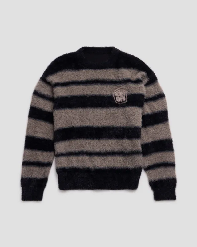 BLACK STRIPE KNITTED SWEATER sold by Cetra Visions