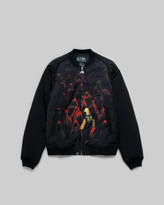 CROWDED SUPERIOR BOMBER JACKET sold by Cetra Visions