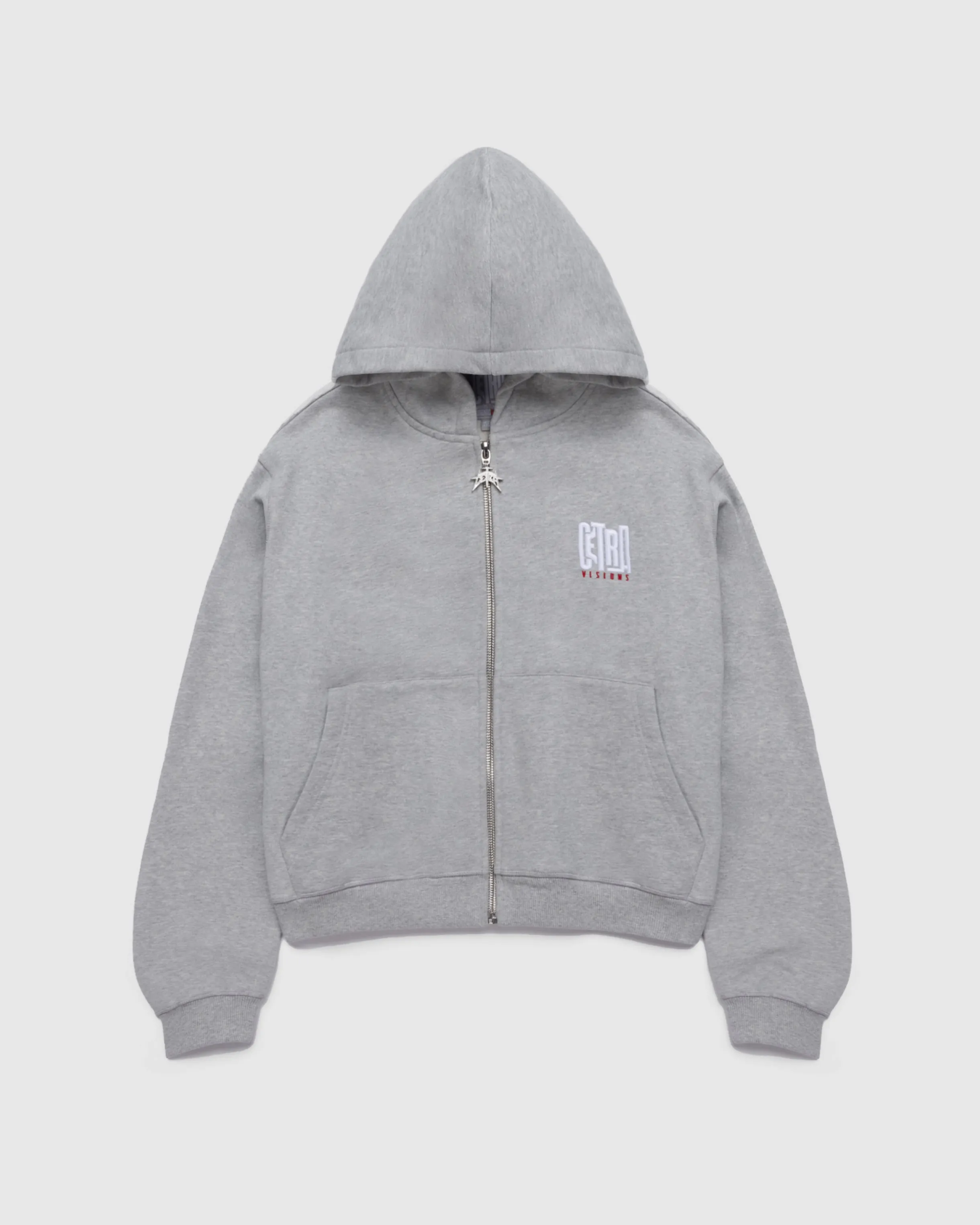 SUPERIOR GREY ZIP HOODIE sold by Cetra Visions