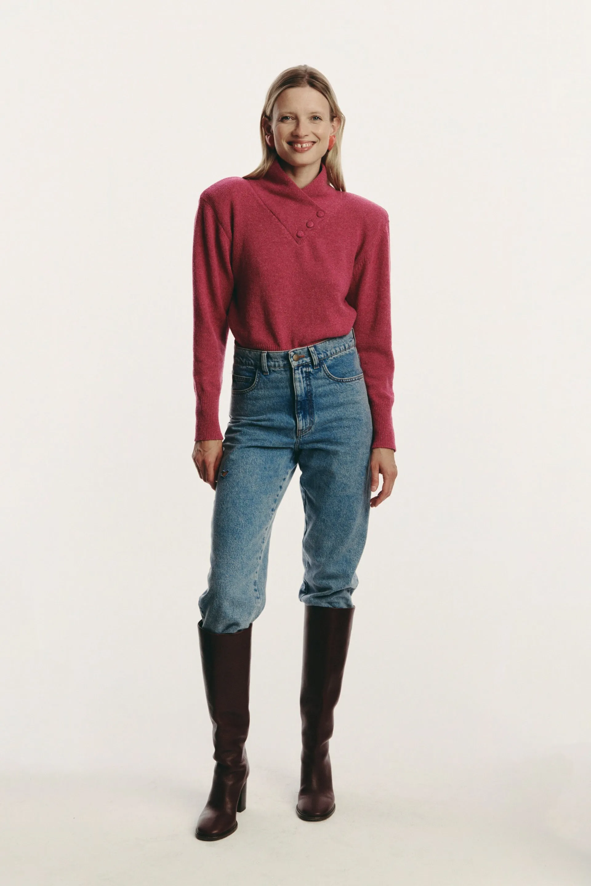 Lucas jeansy - light_blue sold by Le Petit Trou product image thumbnail 5