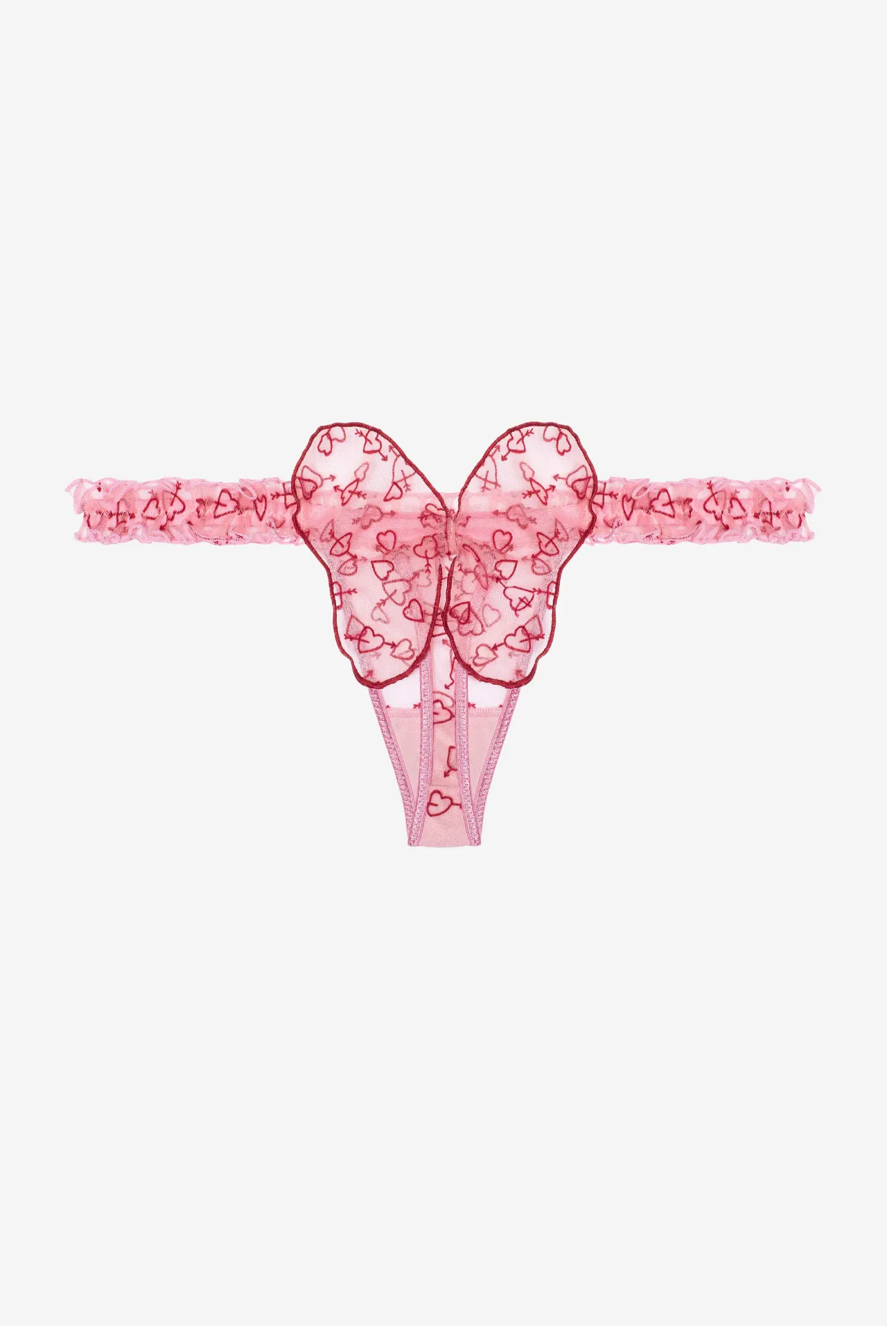 COEUR Ruffled Thongs sold by Le Petit Trou