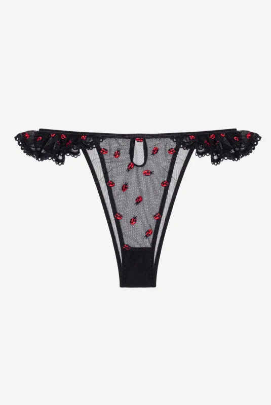 COCCINELLE Briefs with Frills made by Le Petit Trou