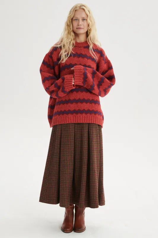 Ari Tailored Skirt With Shaping Darts sold by Le Petit Trou