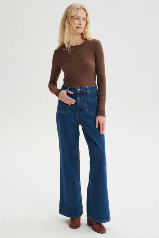 Abel Longsleeve - brown sold by Le Petit Trou