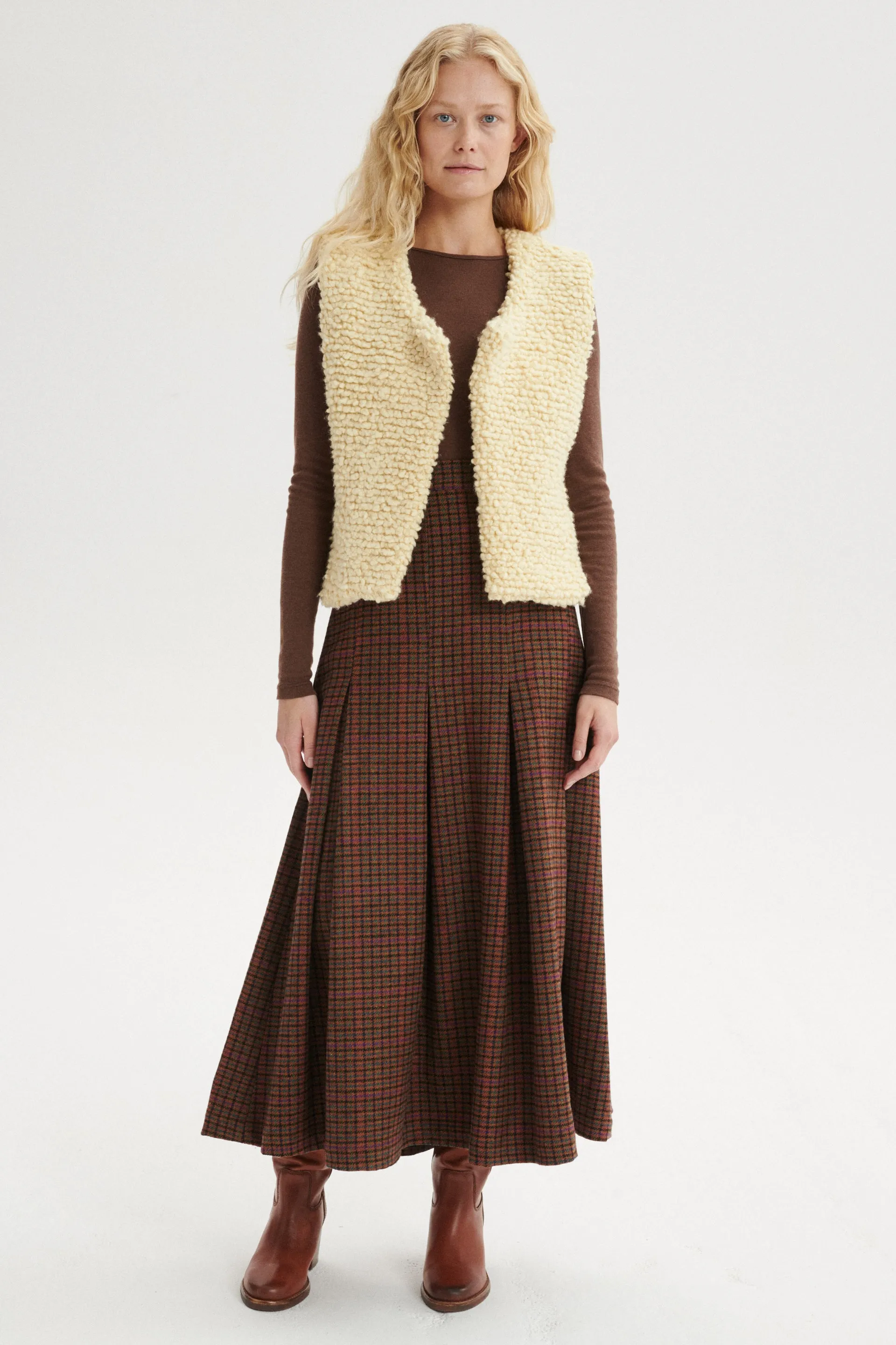 Evan Teddy Wool Vest sold by Le Petit Trou