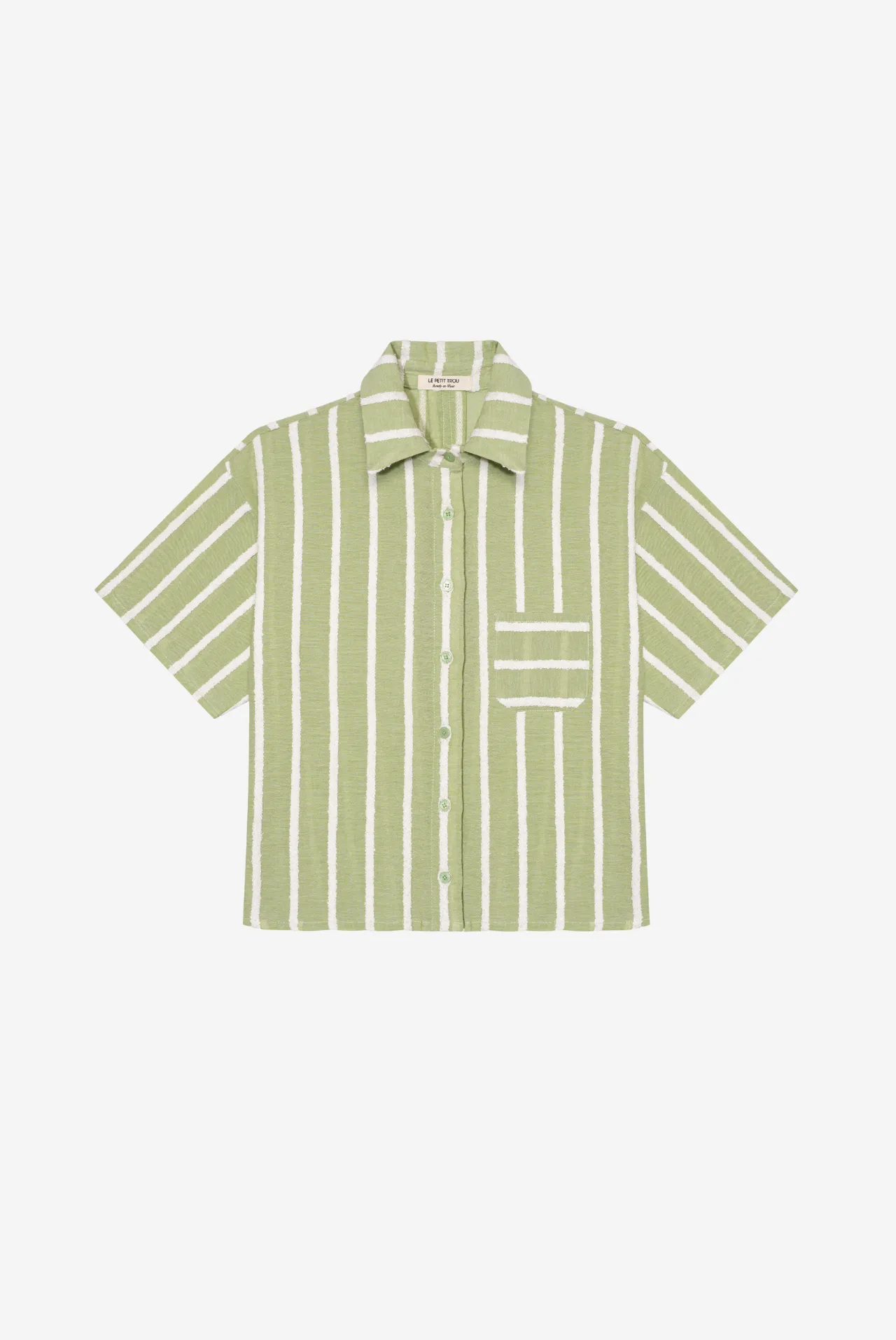 Felix Shirt - mint sold by Le Petit Trou product image thumbnail 2